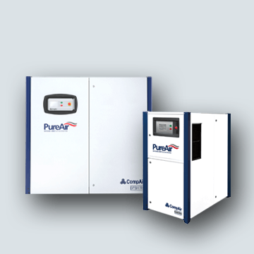 Oil-Free Fixed & Regulated Speed Water Injected Rotary Screw Compressors DH Series 15-110 kW